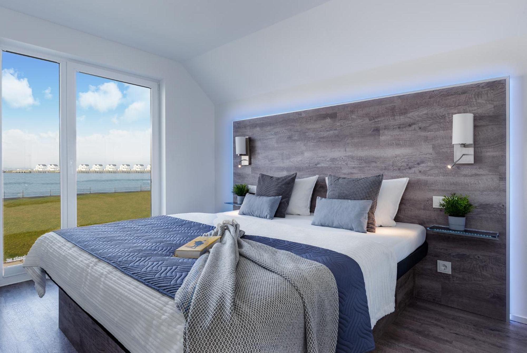 Fewo Kapitaen James Cook By Seeblick Ferien Oro, Wasserbett, E-Ladesaeule, Olpenitz Exterior foto